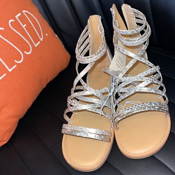 Cat & Jack Other - Snakeskin Ankle Strap Sandals